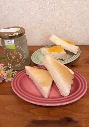 食パン半分だけ食べたい時の切り方-レシピのメイン写真