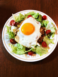 ハンバーグを作らないロコモコ丼-レシピのメイン写真