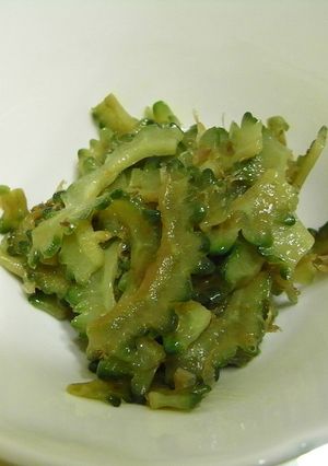 おかか醤油味のゴーヤ炒め-レシピのメイン写真