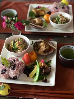 紫空豆ごはんdeおもてなし和んプレート-レシピのメイン写真