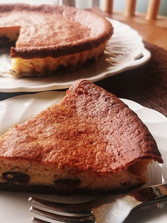 家の材料でクリチ小麦粉なしのチーズケーキ-レシピのメイン写真