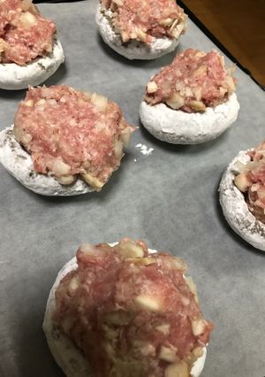 同時調理|しいたけの肉詰め&油揚げ肉詰め-レシピのメイン写真