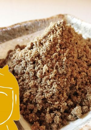 レンジでチン　粉黒糖の作り方-レシピのメイン写真