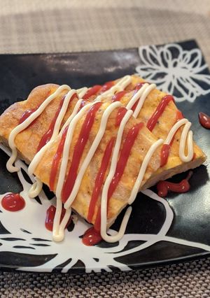 ホットサンドメーカーで作る簡単オムレツ-レシピのメイン写真