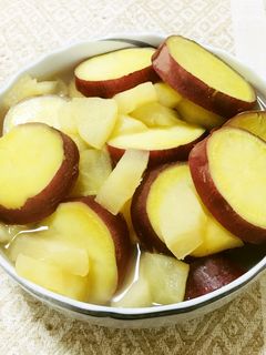 さつまいもとりんごのレモン煮-レシピのメイン写真