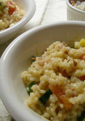 イタリア人シェフ直伝！夏野菜のリゾット-レシピのメイン写真