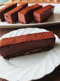 卵なし☆豆腐生チョコケーキ☆バレンタイン-レシピのメイン写真