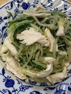 ゴマ香るササミと水菜のナムル-レシピのメイン写真
