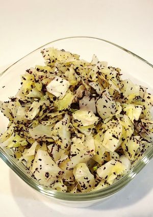 給食の味♪レンジでゆかりキャベツ-レシピのメイン写真