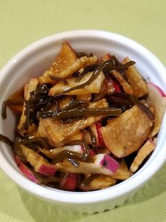 ふりかけで味変!ダイコンの塩昆布漬け-レシピのメイン写真