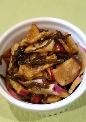 ふりかけで味変！ダイコンの塩昆布漬け-レシピのメイン写真