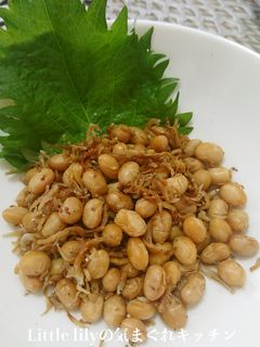 雑魚と大豆のレンチン煮-レシピのメイン写真
