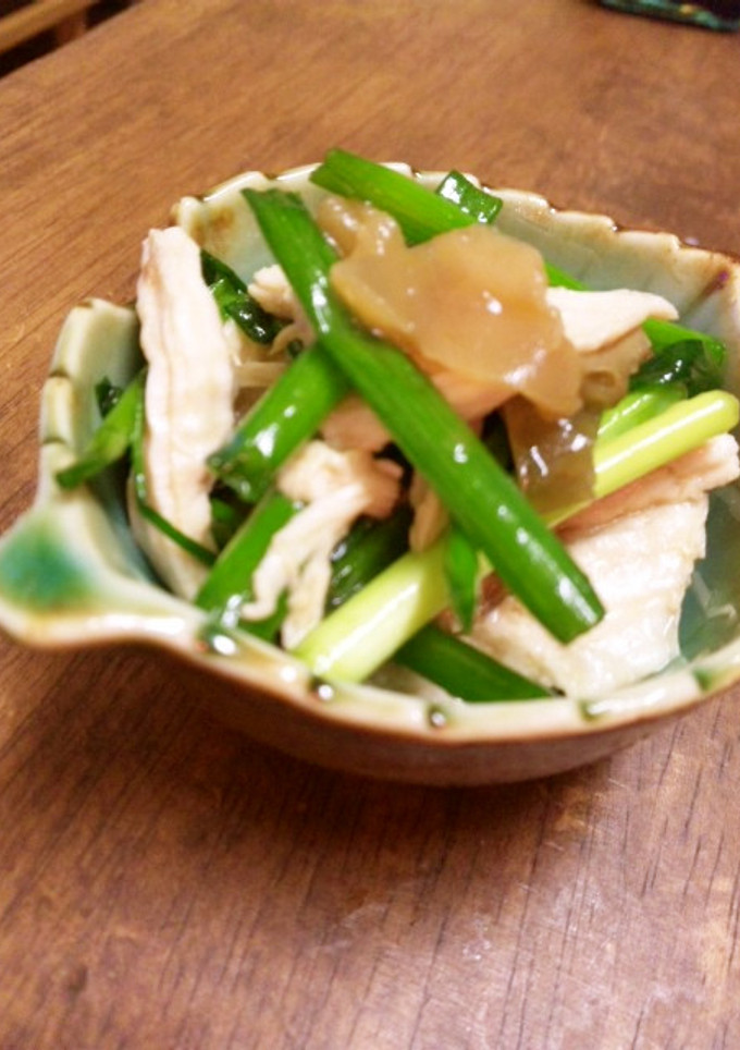 絶品おつまみ♫蒸し鶏のザーサイ和え-レシピのメイン写真
