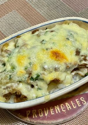 牛丼リメイク・チーズ焼き-レシピのメイン写真