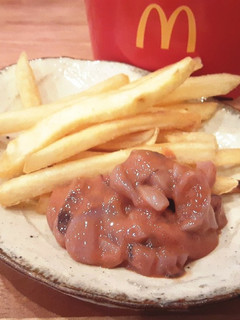 旨っ♡マクドナルドのポテトに塩辛♡-レシピのメイン写真