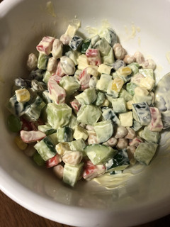 簡単!豆を食べよう彩りサラダ-レシピのメイン写真