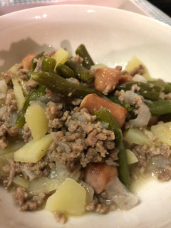ひき肉と野菜で、幼児も食べる優しい炒め-レシピのメイン写真