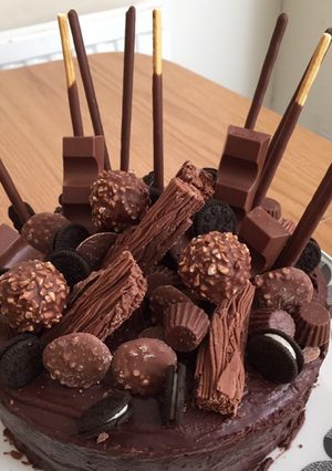 マッド チョコレートケーキデコレーション-レシピのメイン写真