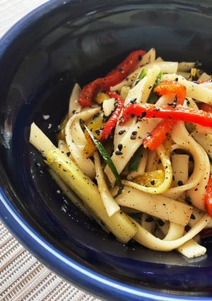 きしめんときゅうりの胡麻和え-レシピのメイン写真