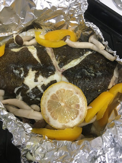 簡単!鰈のレモンバターホイル焼き!-レシピのメイン写真