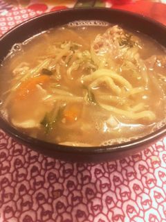 鶏ガラいりこ昆布からスープ、塩ラーメン♪-レシピのメイン写真