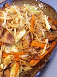 しゃっきりモヤシ焼きソバ-レシピのメイン写真