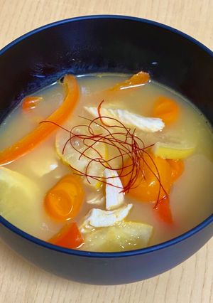 風邪に◎ビタミン摂取！エスニック鶏スープ-レシピのメイン写真