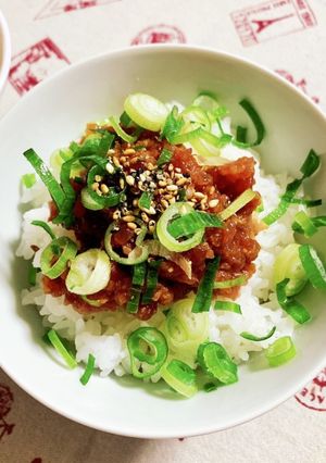 漁師めし!!カツオのなめろう茶漬け-レシピのメイン写真