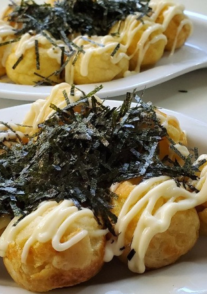B級グルメチーズと揚げ玉だけのタコ焼き♡-レシピのメイン写真