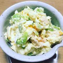 そらまめと味玉のポテトサラダ-レシピのメイン写真