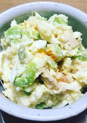 そらまめと味玉のポテトサラダ-レシピのメイン写真