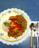 うちの甘くて辛くてデッかいカレーライス！