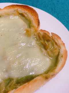 グリーンカレートースト-レシピのメイン写真