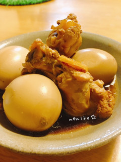 手羽元と卵のさっぱり煮-レシピのメイン写真