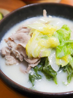 麹甘酒を使った生姜豆乳鍋-レシピのメイン写真