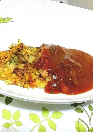 ダブルカレー(キッチンクック風な)-レシピのメイン写真