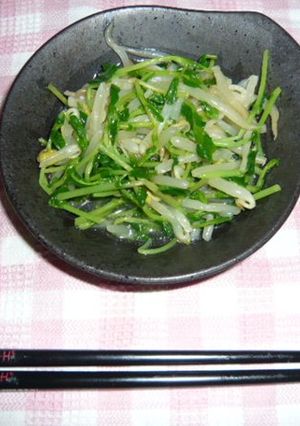 ☆豆苗＆もやしのナムル☆-レシピのメイン写真