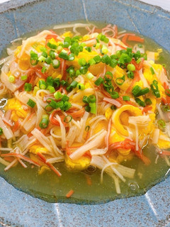 ふわふわ卵のカニかまあんかけ中華風-レシピのメイン写真