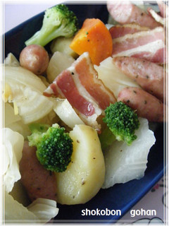 野菜のオリーブオイル蒸し-レシピのメイン写真