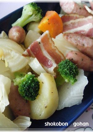 野菜のオリーブオイル蒸し-レシピのメイン写真