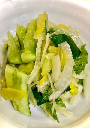 新玉ねぎと叩き胡瓜の薬味和え-レシピのメイン写真
