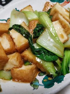チンゲン菜と厚揚げのオイスターソース炒め-レシピのメイン写真
