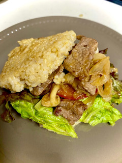 焼肉玄米ライスバーガー-レシピのメイン写真