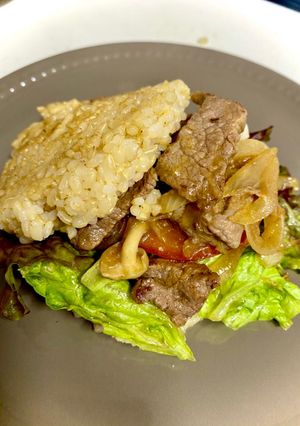 焼肉玄米ライスバーガー-レシピのメイン写真