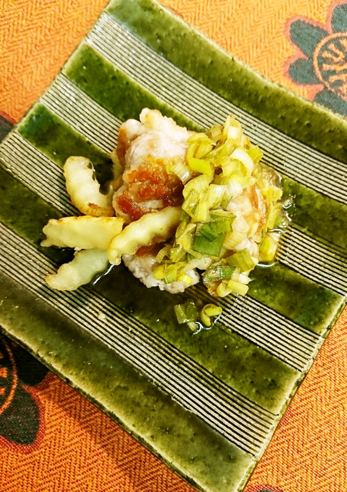 丸めて…ぶた焼きのネギソースがけ-レシピのメイン写真