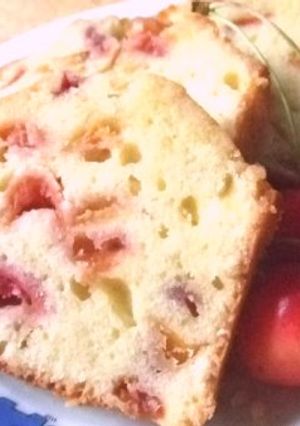 さくらんぼケーキ-レシピのメイン写真