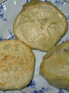茄子を味わう丸茄子のおやき(焼きVer)-レシピのメイン写真
