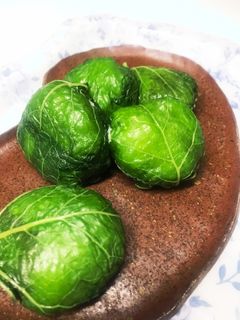 色鮮やか!山菜のおにぎり/ぼん菜-レシピのメイン写真
