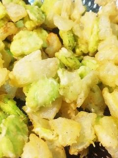 ホクホク甘~い、そら豆のかき揚げ♪-レシピのメイン写真