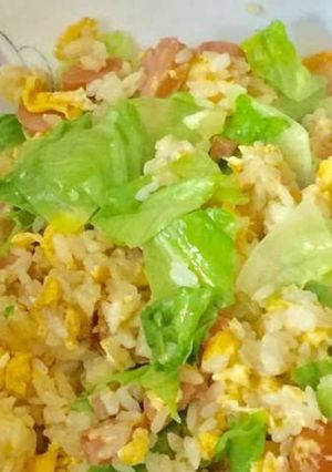 簡単！レタスチャーハン-レシピのメイン写真